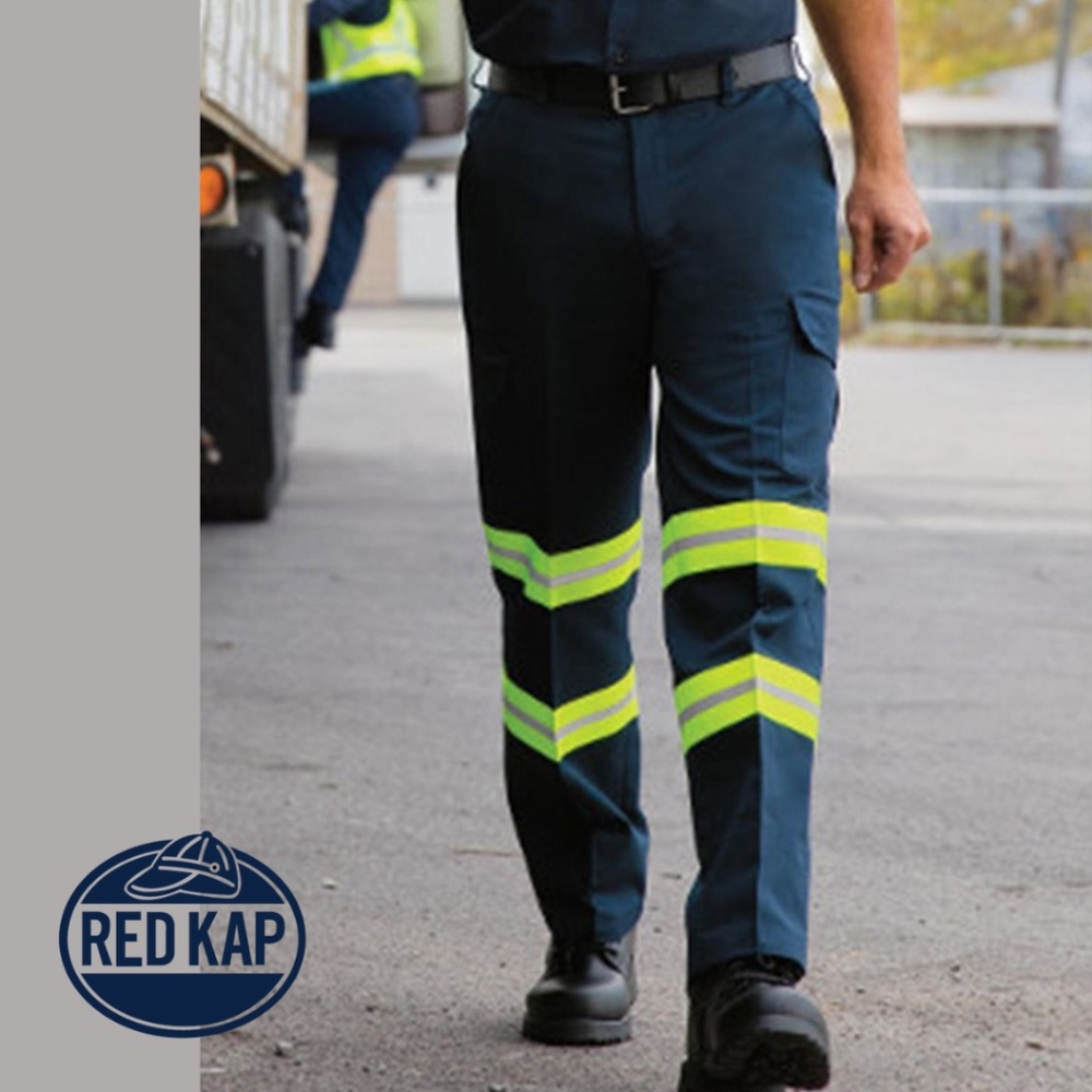 Red Kap Men's Enhanced Visibility Industrial Cargo Pant